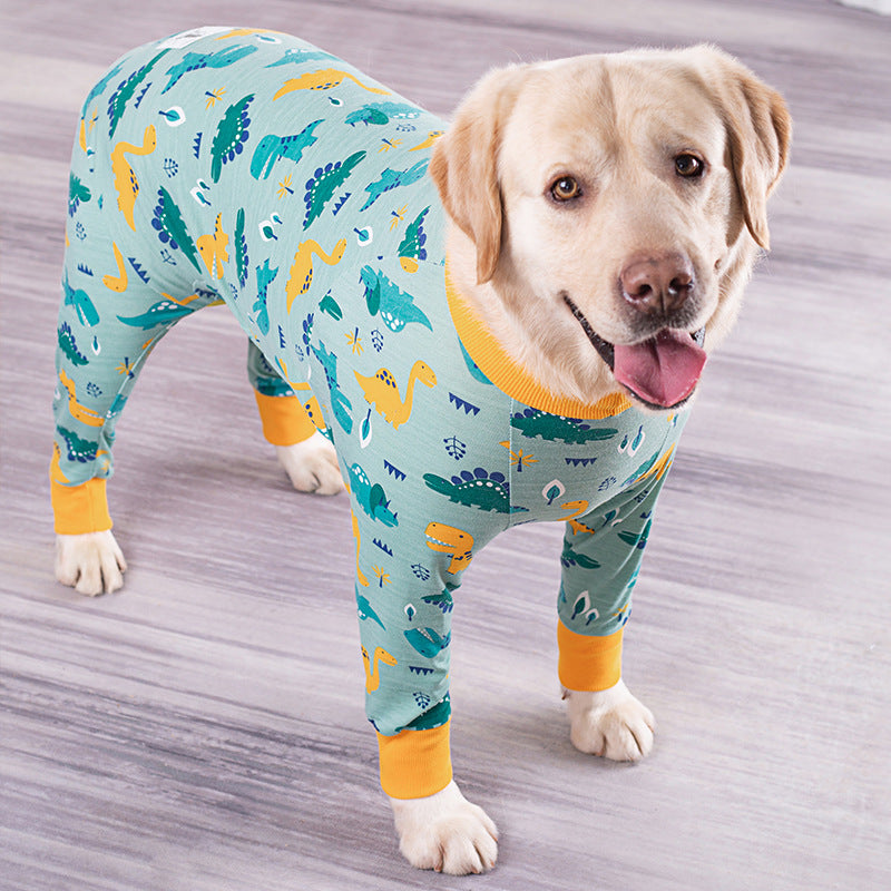 KFX-5837885 All-Inclusive Belly Four-Legged Pet Clothing in Various Sizes - Comfortable Cotton Material