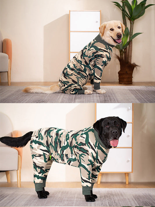 KFX-5837885 All-Inclusive Belly Four-Legged Pet Clothing in Various Sizes - Comfortable Cotton Material