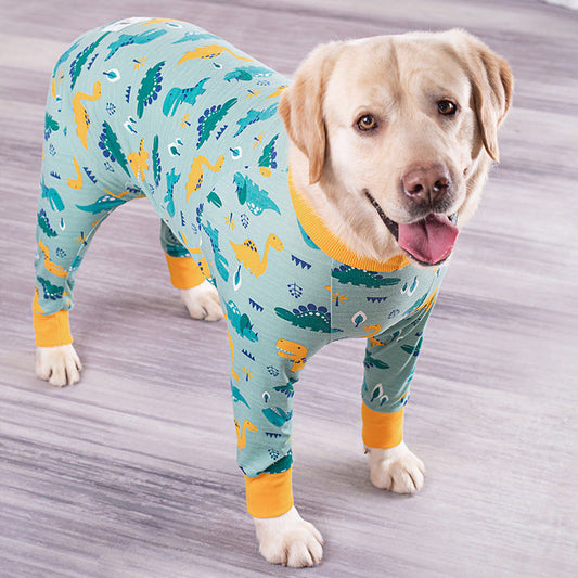 KFX-5837885 All-Inclusive Belly Four-Legged Pet Clothing in Various Sizes - Comfortable Cotton Material