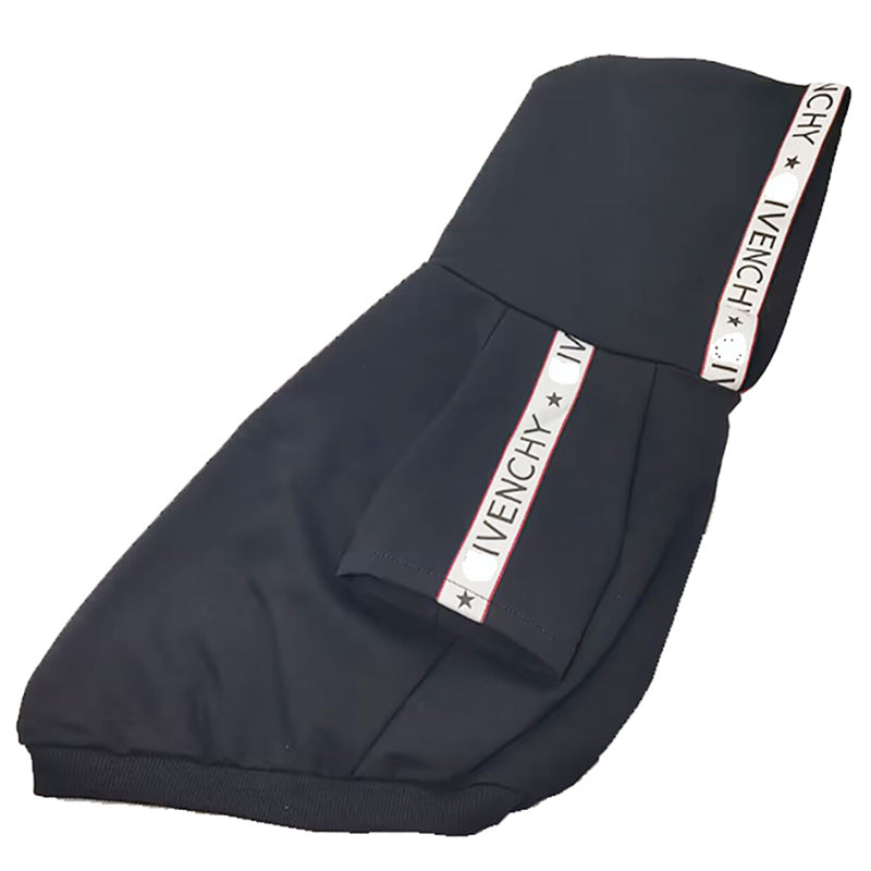 KFX-5838269 Cotton Leisure Dog Clothes for Spring and Autumn in Black