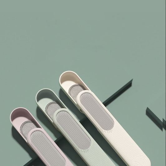 KFX-5839293 Stainless Steel Knot Opening Brush in Cream White, Avocado Green, and Peach Powder