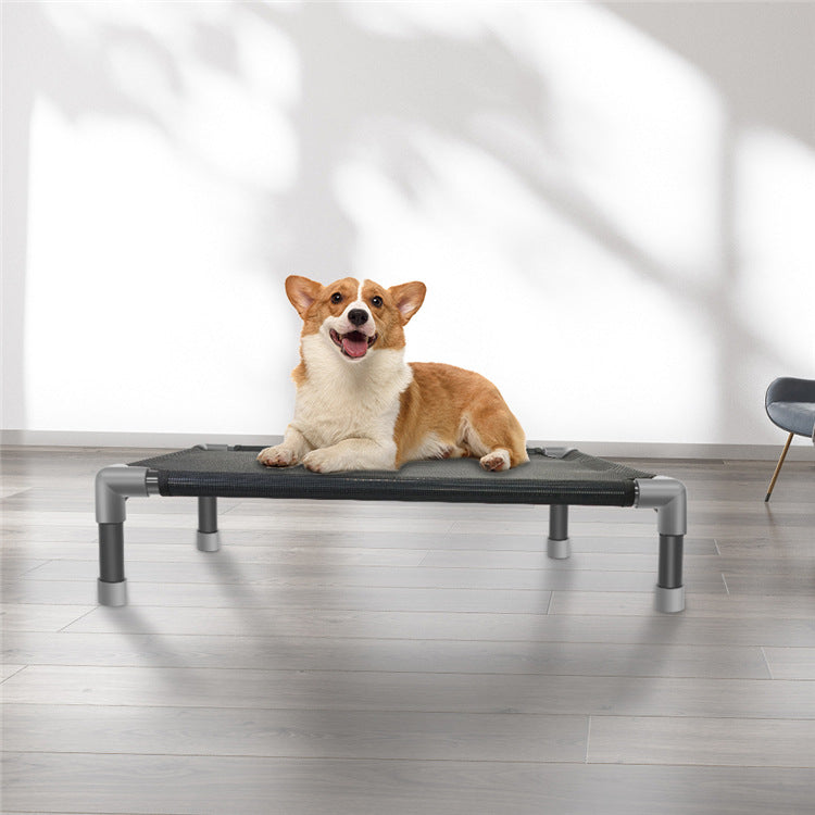 KFX-5840957 Moisture-Proof Detachable Pet Bed for Dogs and Cats - Black, 62x53x13 cm