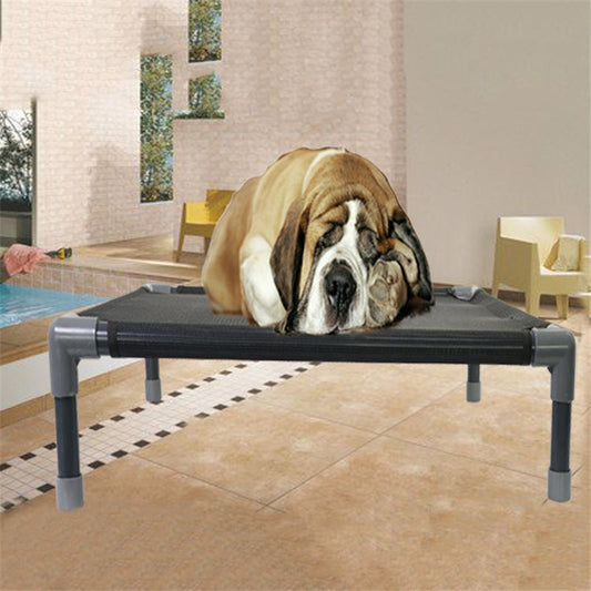 KFX-5840957 Moisture-Proof Detachable Pet Bed for Dogs and Cats - Black, 62x53x13 cm