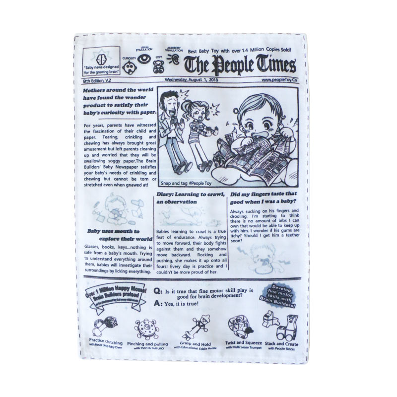 KFX-5850045 Pet Dog Sound Paper Toy - Cloth and Sound Paper Newspaper for Playtime, 25x18cm