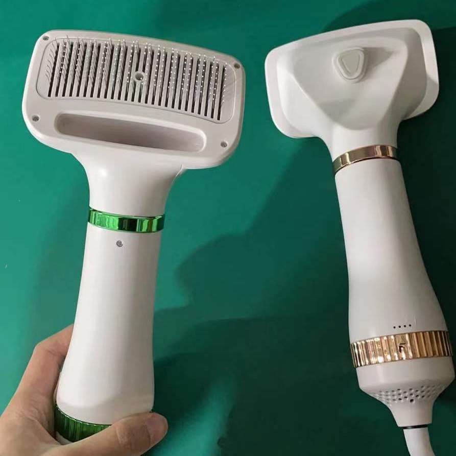 KFX-5850813 Pet Hair Dryer for Dogs and Cats - Integrated Hot Air Comb with Three Gear Adjustment