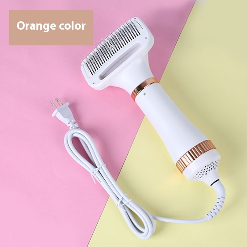 KFX-5850813 Pet Hair Dryer for Dogs and Cats - Integrated Hot Air Comb with Three Gear Adjustment