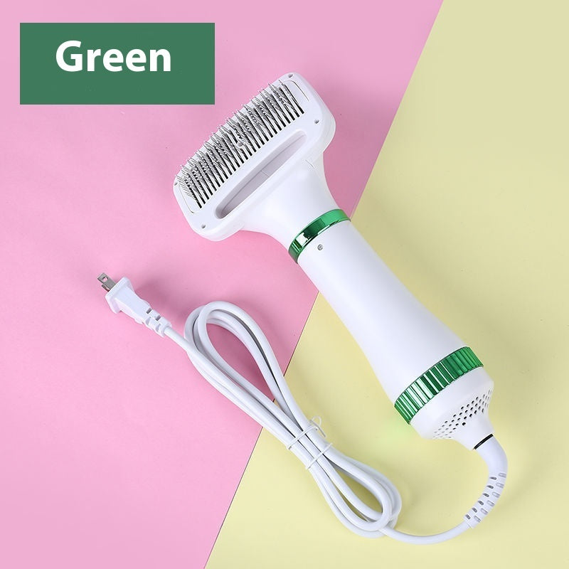KFX-5850813 Pet Hair Dryer for Dogs and Cats - Integrated Hot Air Comb with Three Gear Adjustment