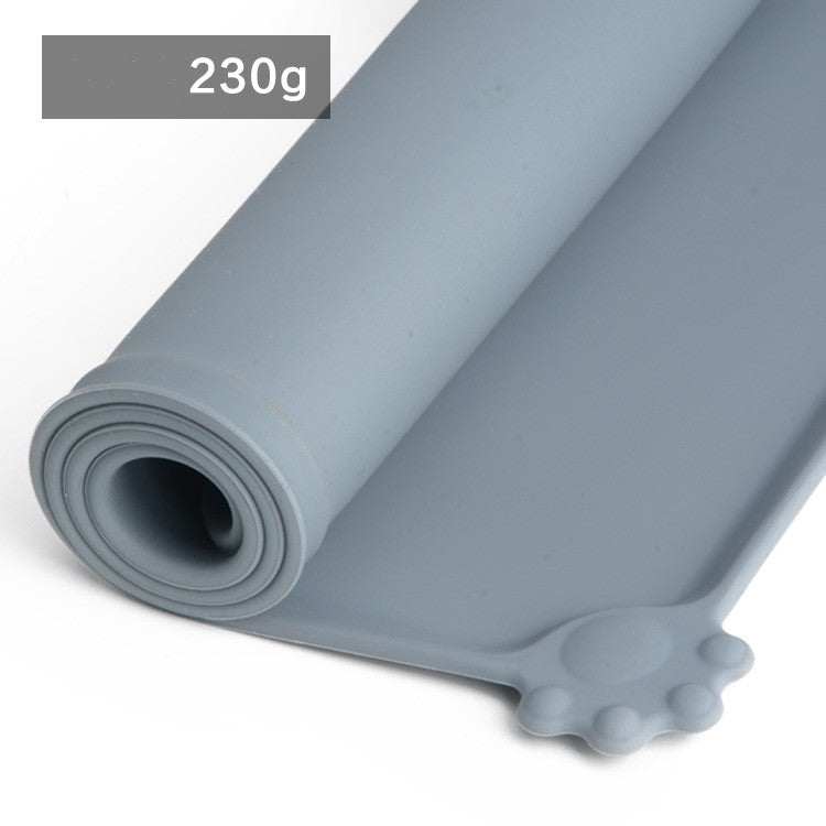 KFX-5851069 Silicone Pet Feeding Mat - Food Grade, Easy to Clean, Non-Slip Design, 48.5x30x0.5cm