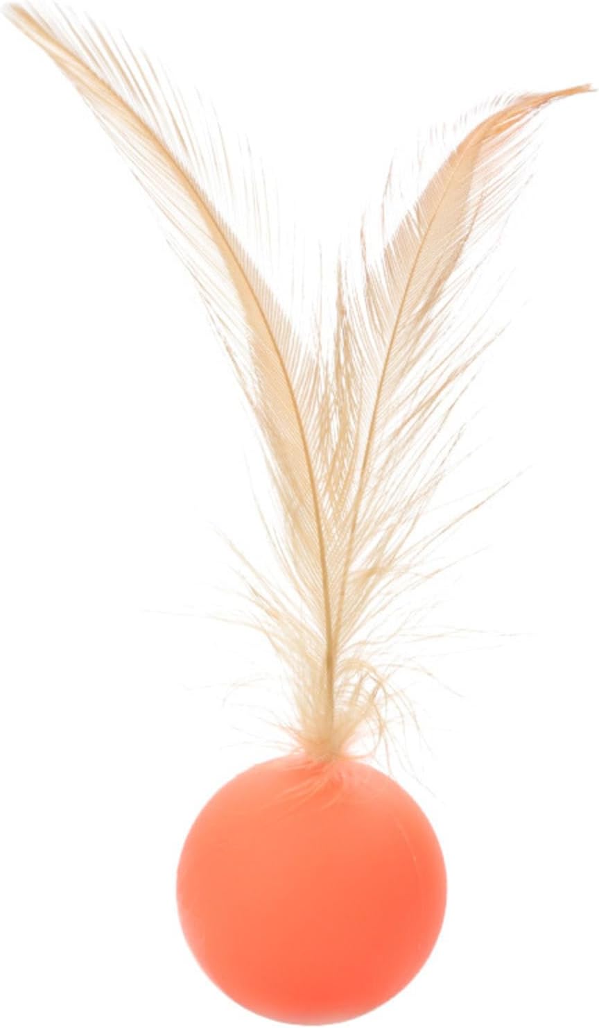 KFX-5852477 Interactive Bouncy Ball for Cats and Dogs - Colorful High Elastic Chew Toy for Endless Fun and Exercise