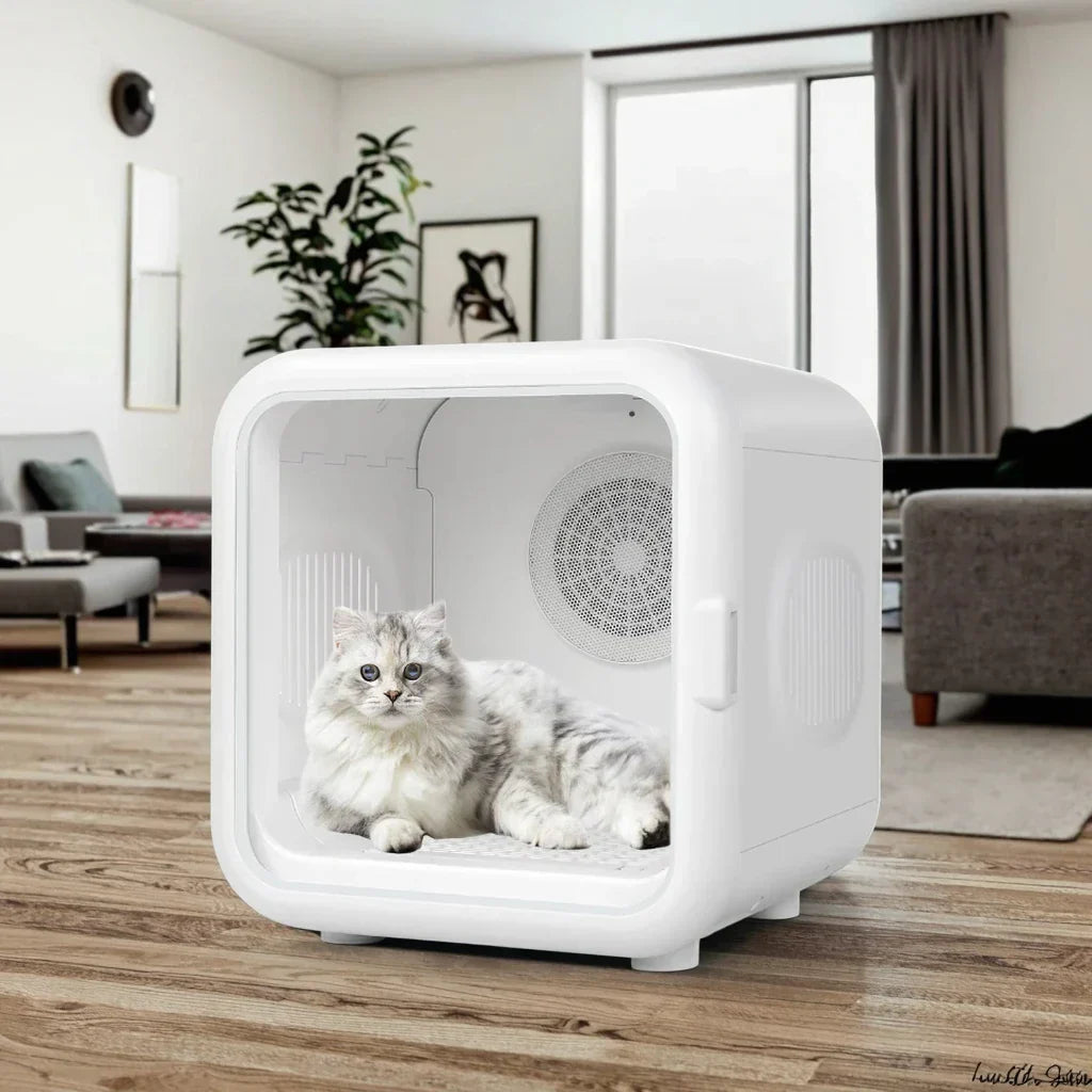 KFX-585427 High-Power Self-Drying HDPE Cat and Pet Hair Dryer with Eco-Friendly Design, 70L Capacity