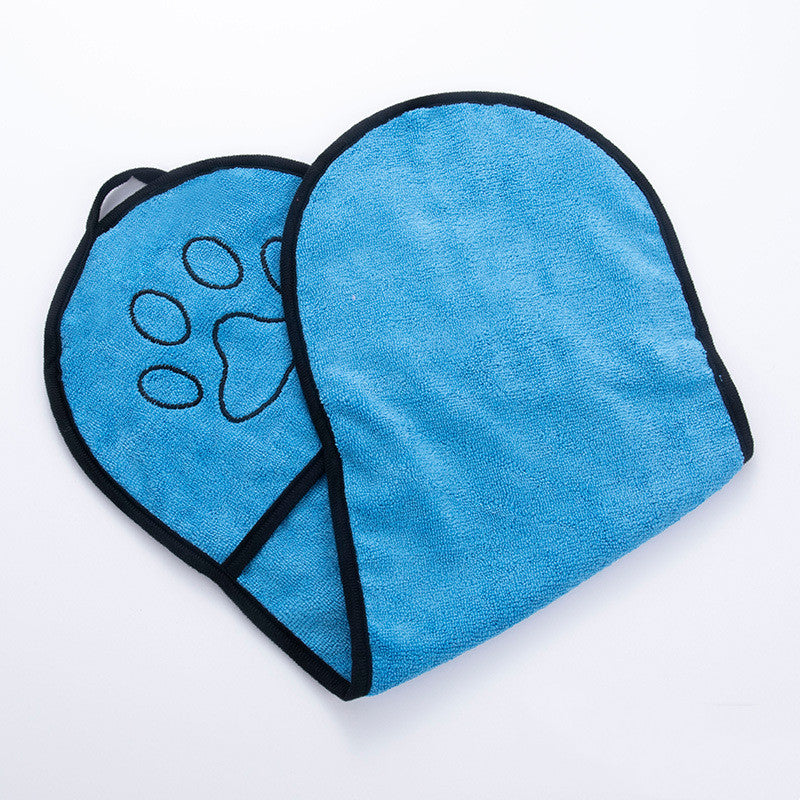 KFX-5854653 Chenille Solid Color Absorbent Towel for Pets - 62x23cm