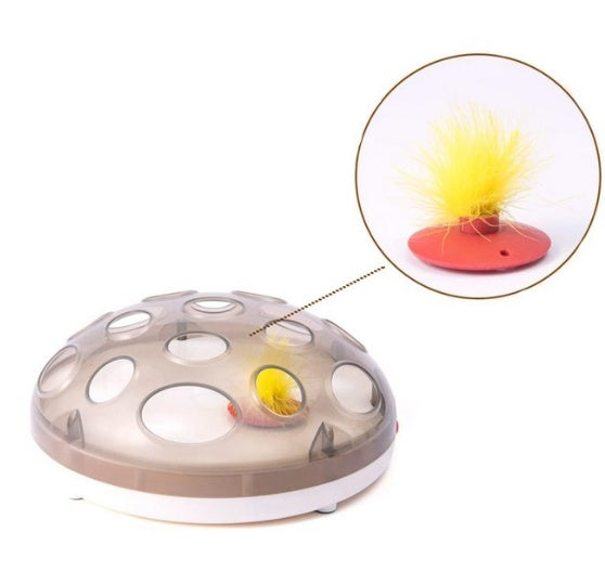 KFX-5855805 Magnetic Levitation Electric Cat Toy Carousel for Interactive Play and Training