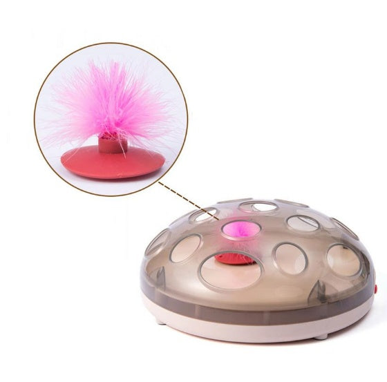 KFX-5855805 Magnetic Levitation Electric Cat Toy Carousel for Interactive Play and Training