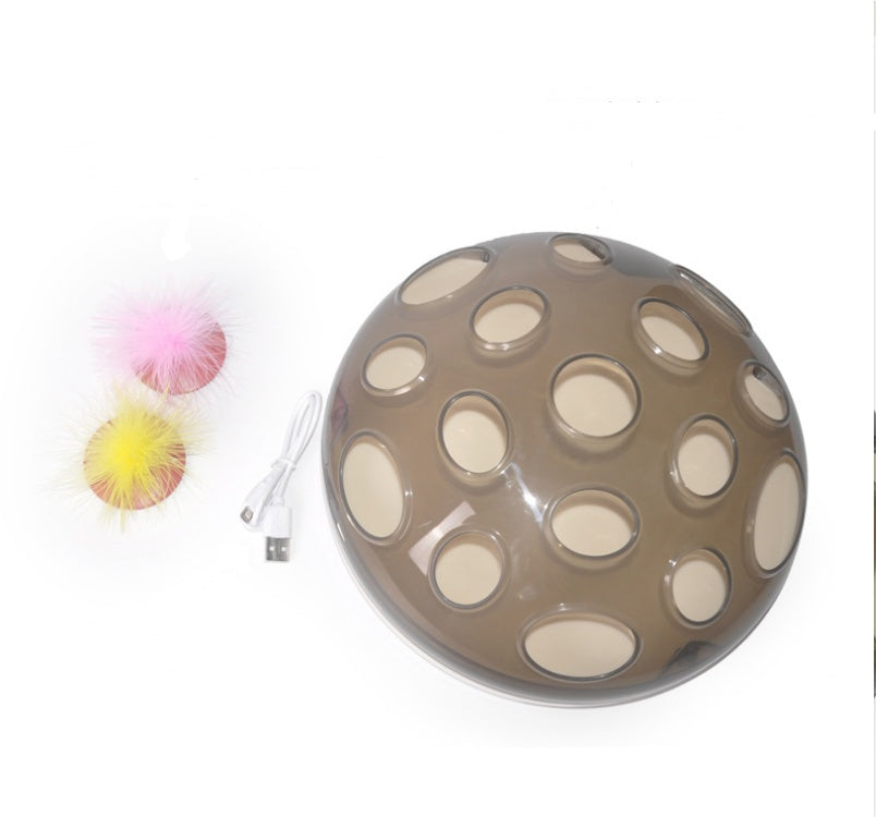 KFX-5855805 Magnetic Levitation Electric Cat Toy Carousel for Interactive Play and Training