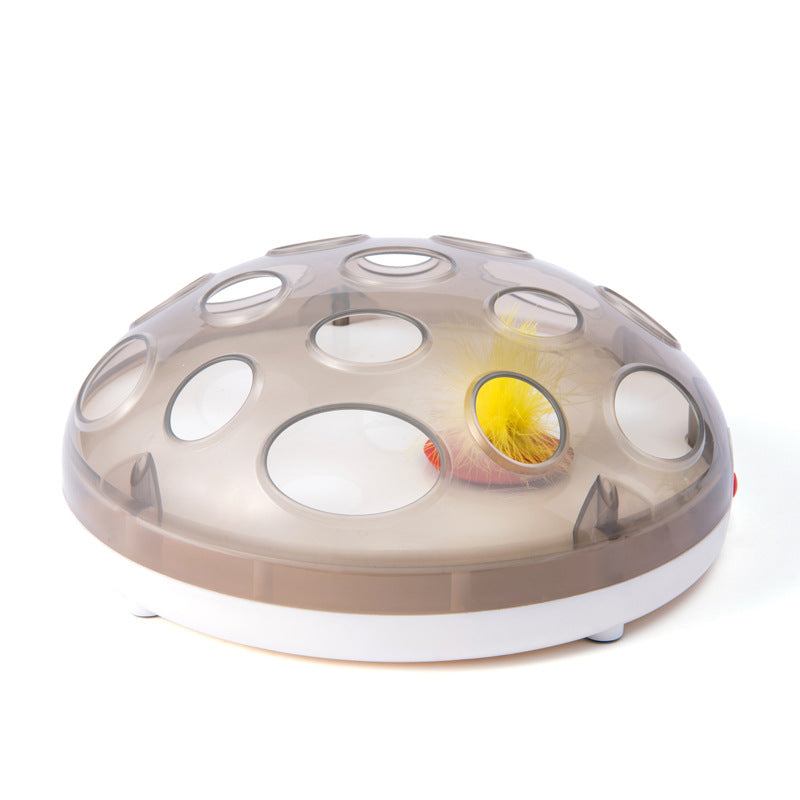 KFX-5855805 Magnetic Levitation Electric Cat Toy Carousel for Interactive Play and Training