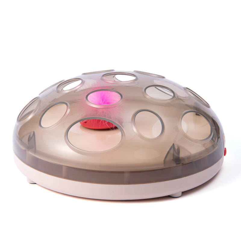 KFX-5855805 Magnetic Levitation Electric Cat Toy Carousel for Interactive Play and Training