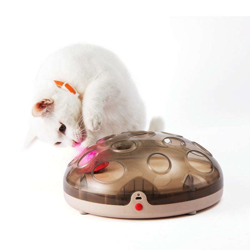 KFX-5855805 Magnetic Levitation Electric Cat Toy Carousel for Interactive Play and Training