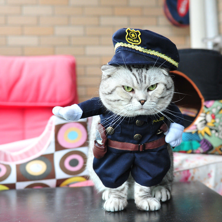 KFX-5859133 Pirate Costume for Cats and Dogs - Funny Pet Clothing for Halloween and Cosplay