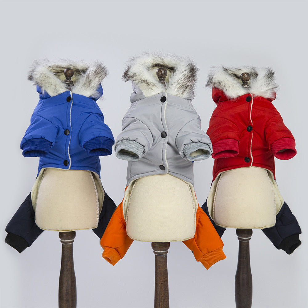 KFX-5859389 Cozy Wool Dog Snow Coat for All Weather Protection