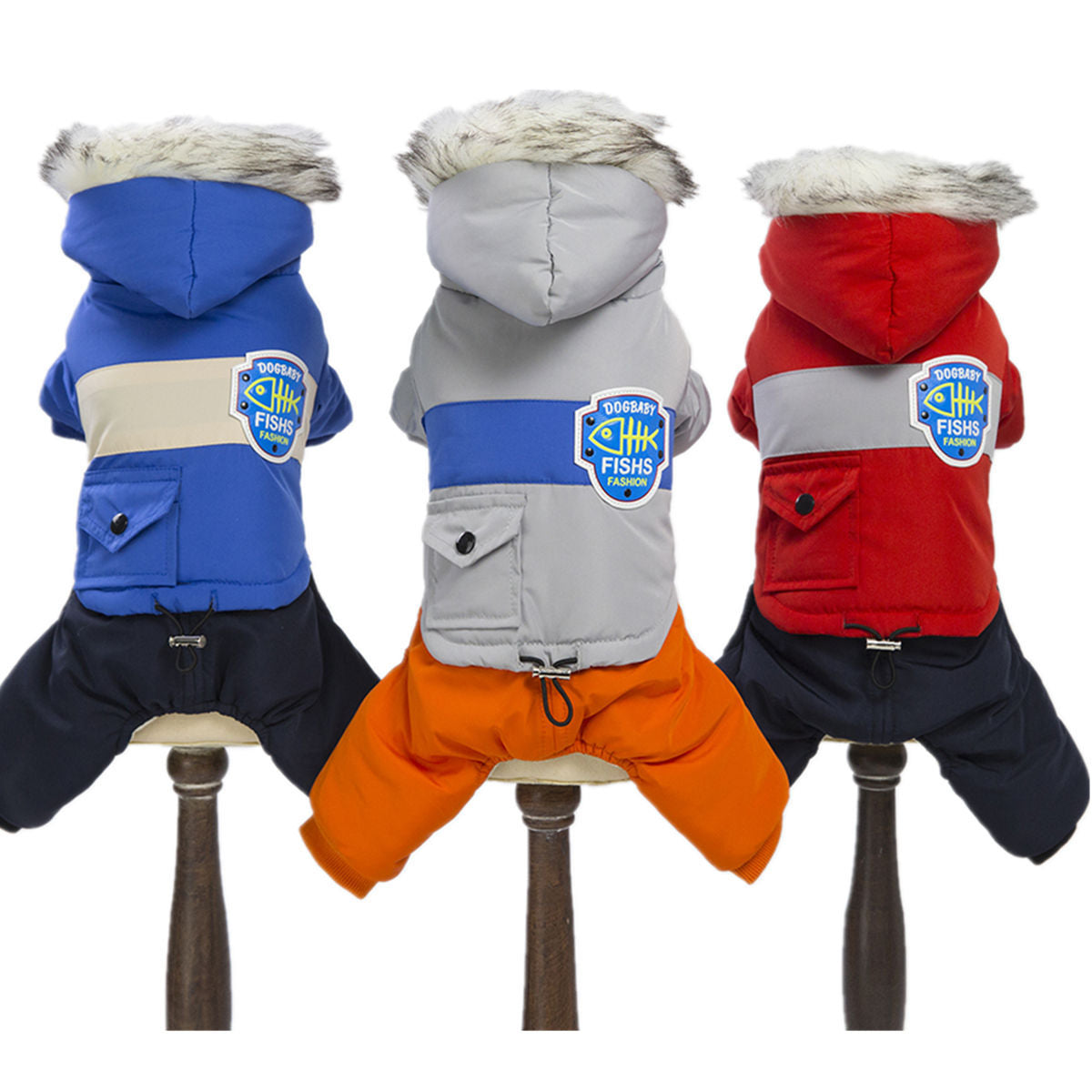 KFX-5859389 Cozy Wool Dog Snow Coat for All Weather Protection