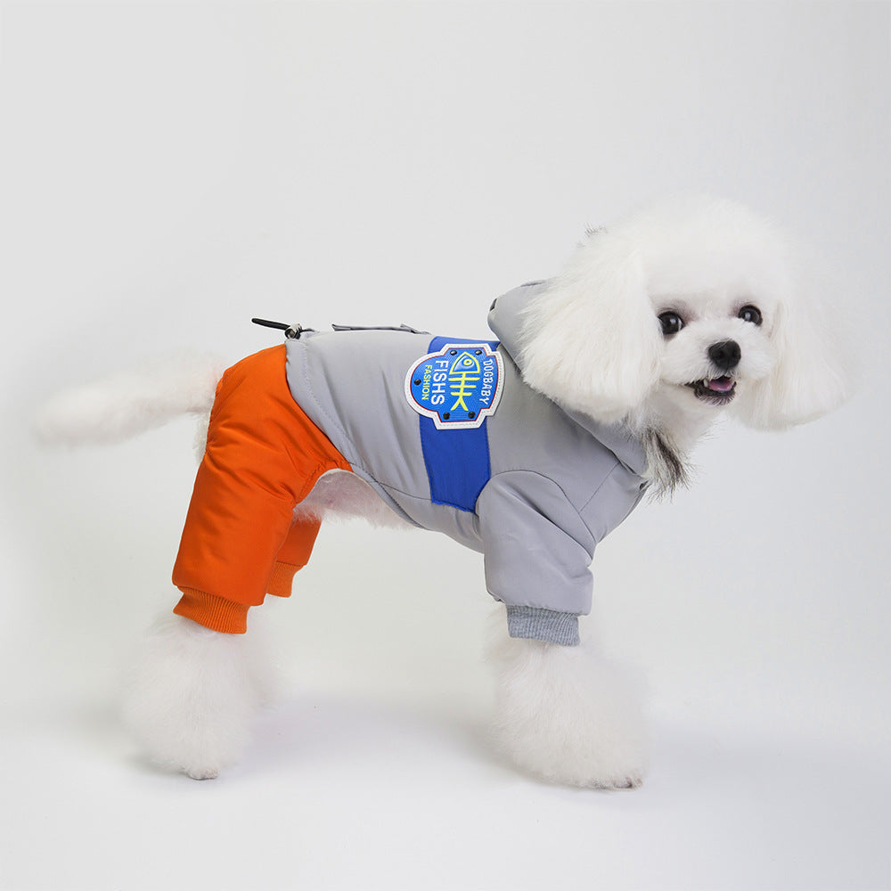 KFX-5859389 Cozy Wool Dog Snow Coat for All Weather Protection