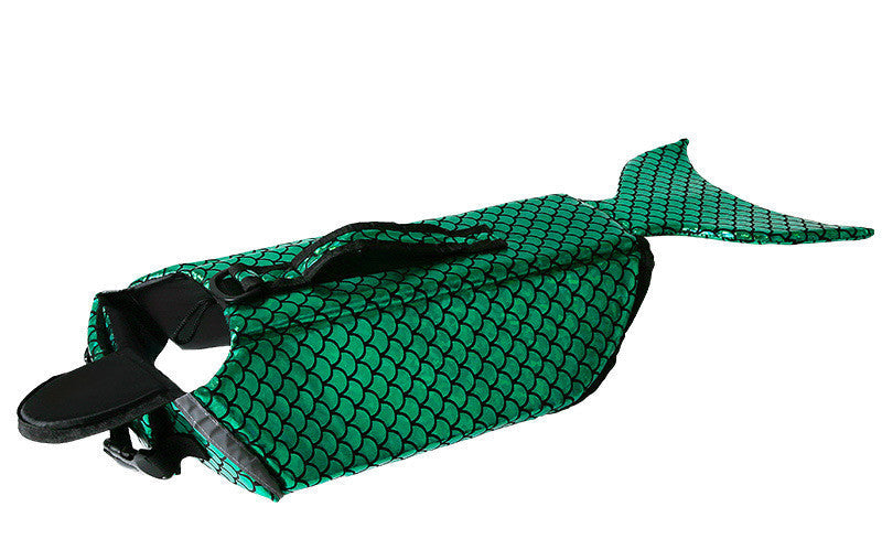 KFX-5861309 Pet Swimming Vest - Shark, Duck, & Mermaid Designs in Waterproof Nylon/Polyester