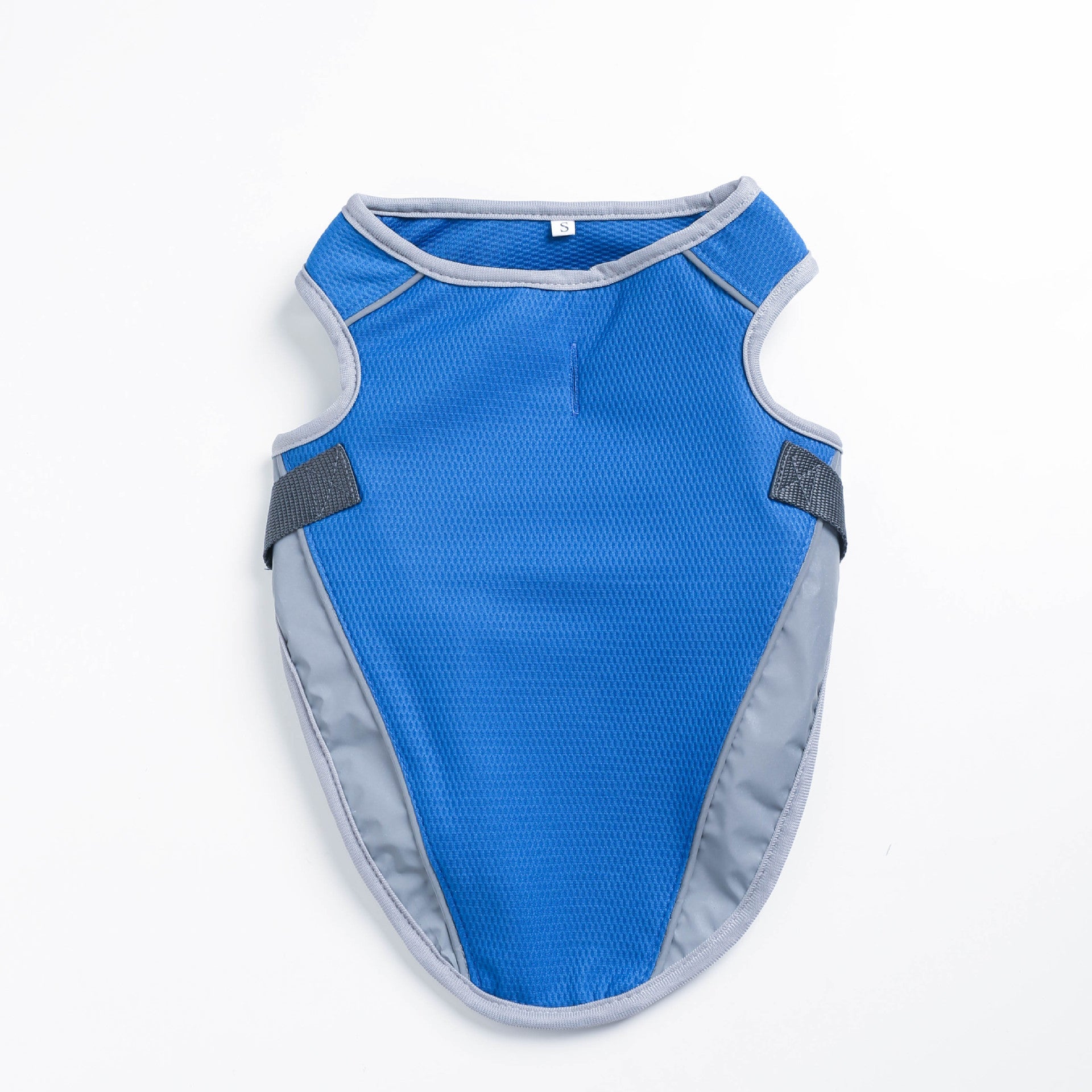 KFX-5863101 Cooling Dog Vest in Dark Blue & Rainbow - Summer Pet Apparel in Multiple Sizes