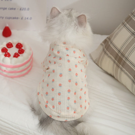 KFX-5866301 Comfortable Anti-Hair Loss Vest for Cats - Available in Multiple Sizes and Colors