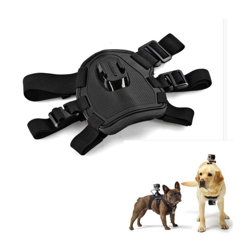 KFX-5870653 Dog Chest and Back Harness for GoPro Camera - Adjustable and Water-Washable Pet Mount