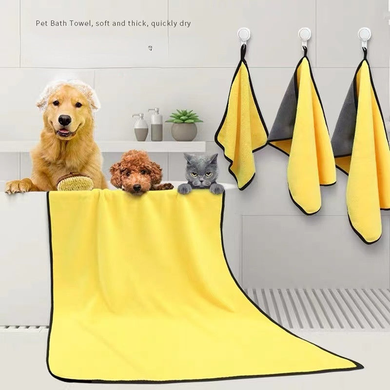 KFX-5873725 Quick-Drying Super Absorbent Microfiber Dog and Cat Towels in Various Sizes
