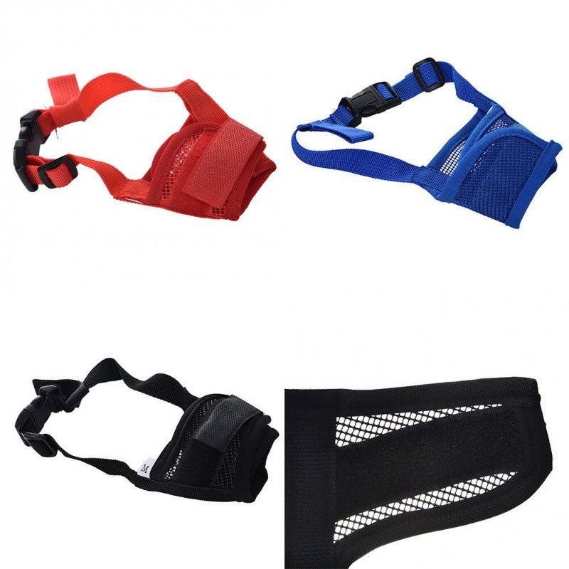 KFX-5875901 Adjustable Dog Muzzle for Safety and Comfort - Suitable for Biting, Barking, and Chewing