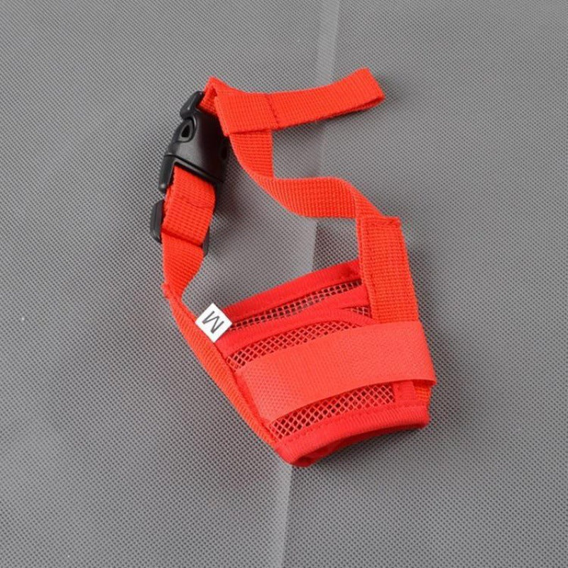 KFX-5875901 Adjustable Dog Muzzle for Safety and Comfort - Suitable for Biting, Barking, and Chewing