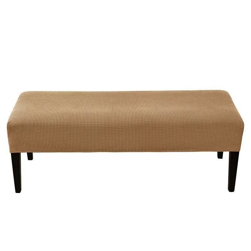 KFX-5876413 Plush Household Adjustable Stretch Chair Cover - Non-slip, Dustproof, Various Colors Available