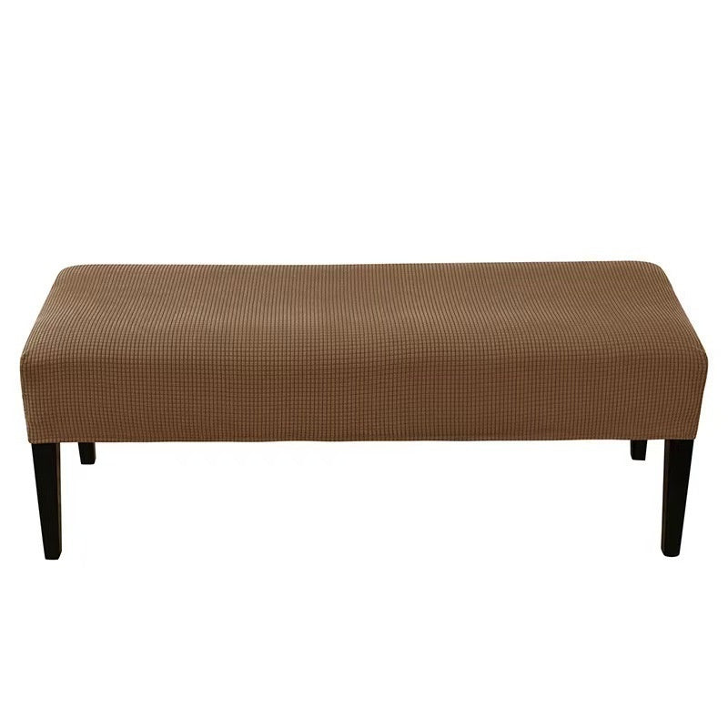 KFX-5876413 Plush Household Adjustable Stretch Chair Cover - Non-slip, Dustproof, Various Colors Available