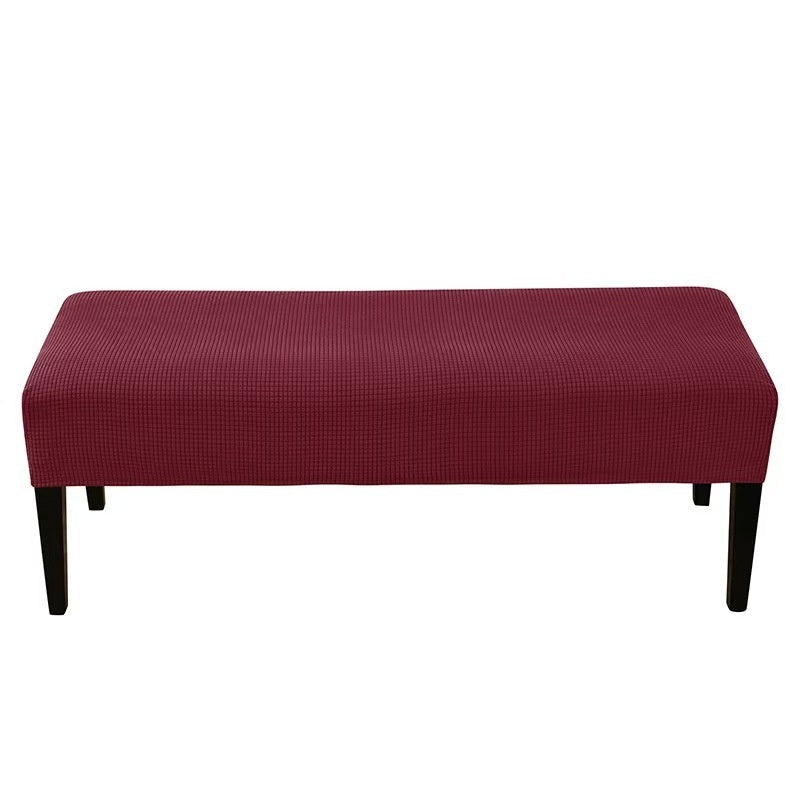 KFX-5876413 Plush Household Adjustable Stretch Chair Cover - Non-slip, Dustproof, Various Colors Available