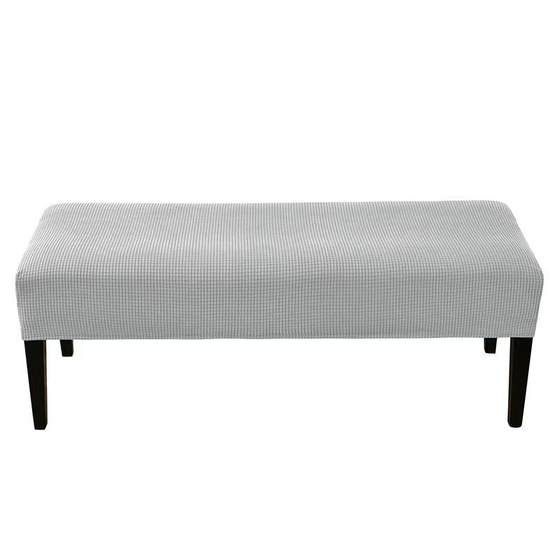 KFX-5876413 Plush Household Adjustable Stretch Chair Cover - Non-slip, Dustproof, Various Colors Available