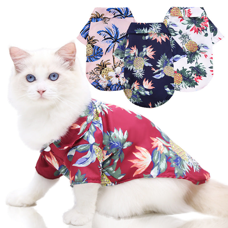 KFX-5876797 Anti-Hair Falling Casual Shirt for Small and Medium Dogs - Lightweight Polyester, Available in Multiple Colors