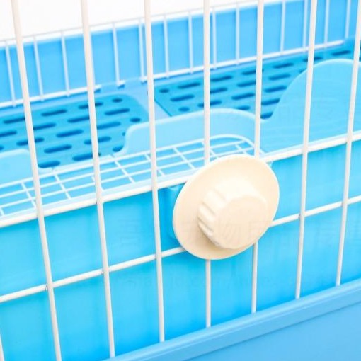 KFX-5877693 Large Rabbit Square Toilet for Pet Care - Available in Blue, Pink, and Yellow