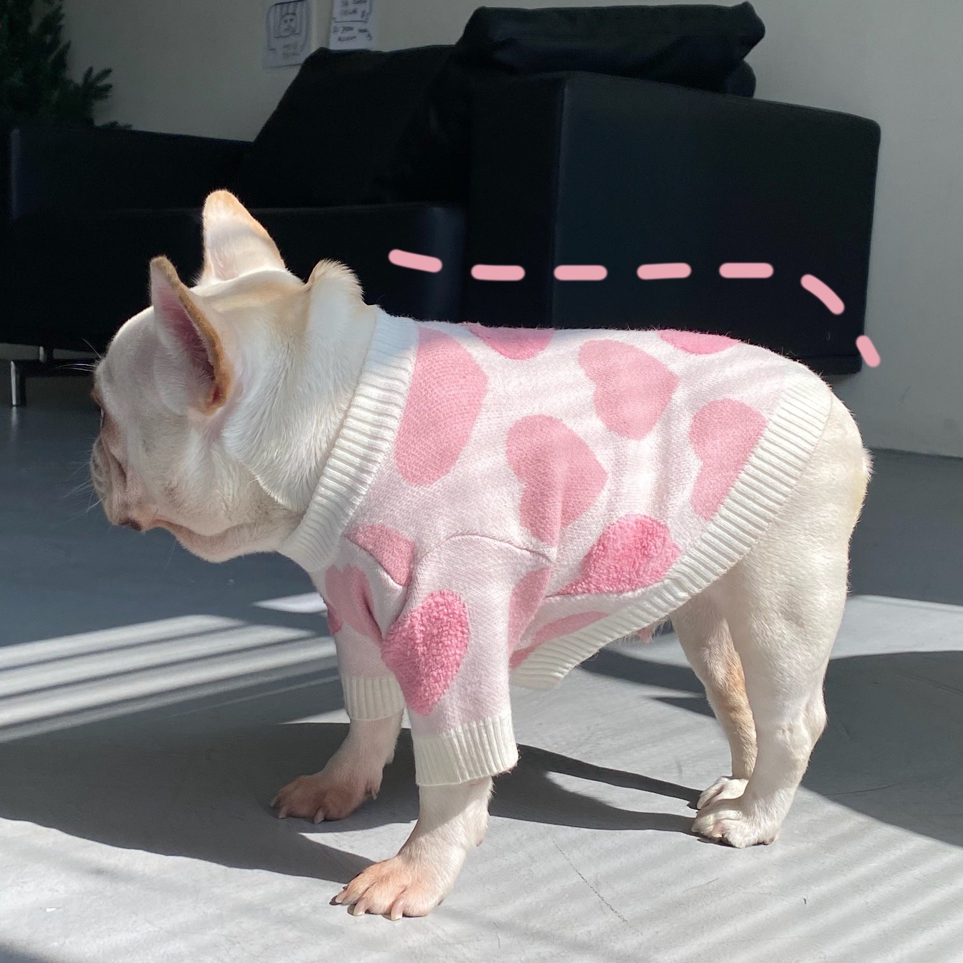 KFX-5879997 Cozy Wool Sweater for Dogs and Cats - Fall & Winter Fashion for Puppies