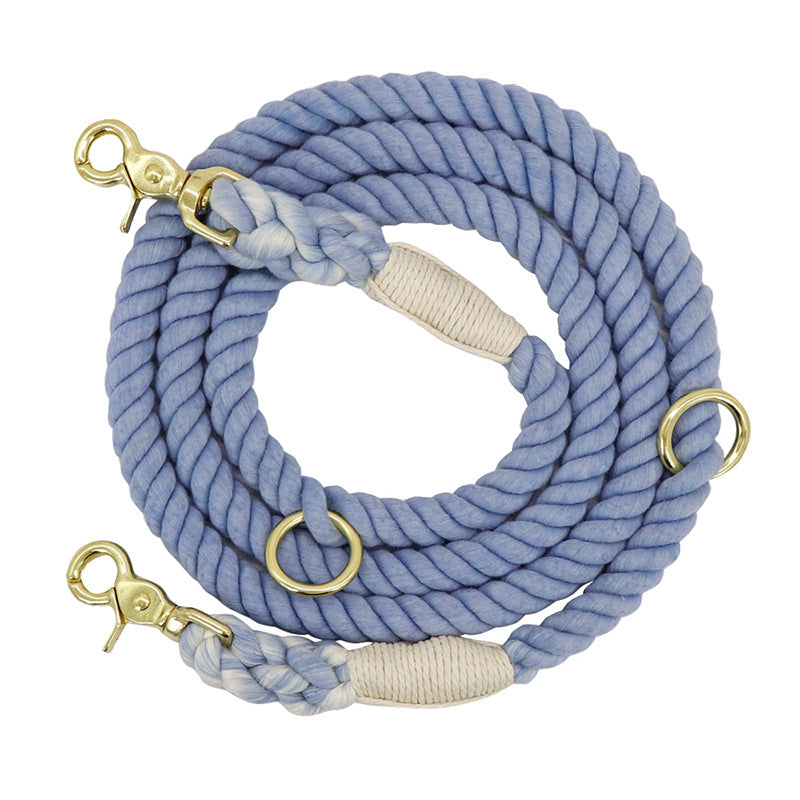 KFX-5881789 Colorful Cotton Dog Leash for Walking and Training - 150cm x 1.5cm