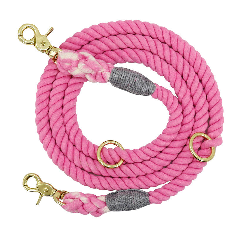 KFX-5881789 Colorful Cotton Dog Leash for Walking and Training - 150cm x 1.5cm