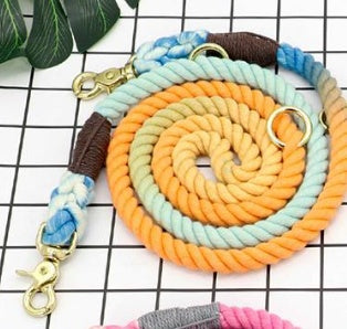 KFX-5881789 Colorful Cotton Dog Leash for Walking and Training - 150cm x 1.5cm