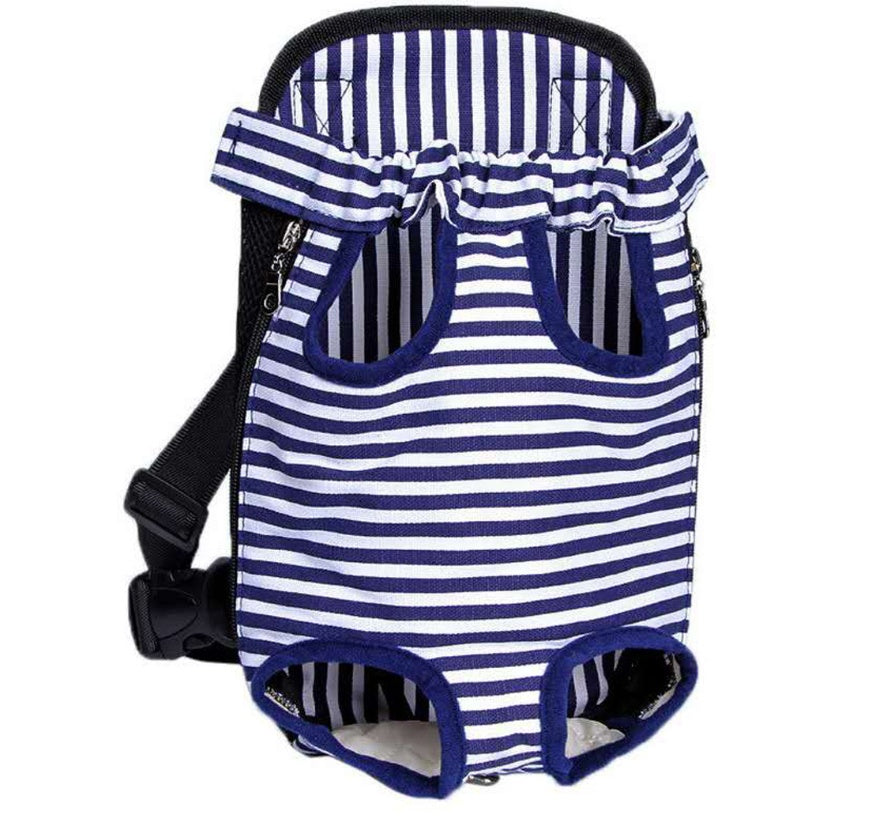 KFX-5884221 Portable Dog Backpack with Sandwich Mesh Material in Multiple Sizes: S, M, L, XL
