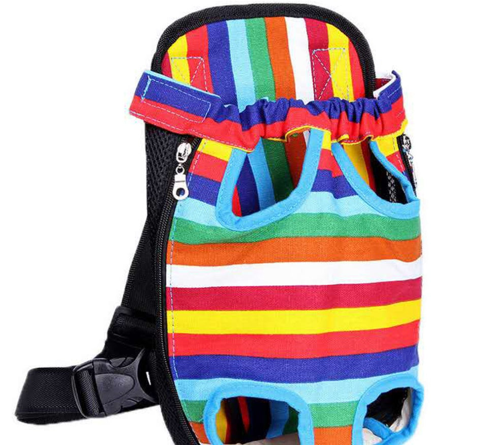 KFX-5884221 Portable Dog Backpack with Sandwich Mesh Material in Multiple Sizes: S, M, L, XL