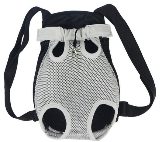 KFX-5884221 Portable Dog Backpack with Sandwich Mesh Material in Multiple Sizes: S, M, L, XL