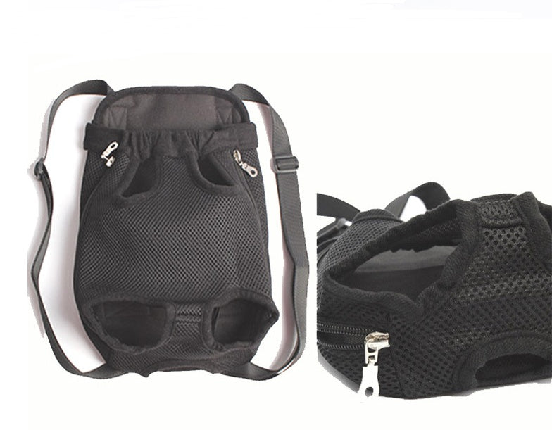 KFX-5884221 Portable Dog Backpack with Sandwich Mesh Material in Multiple Sizes: S, M, L, XL