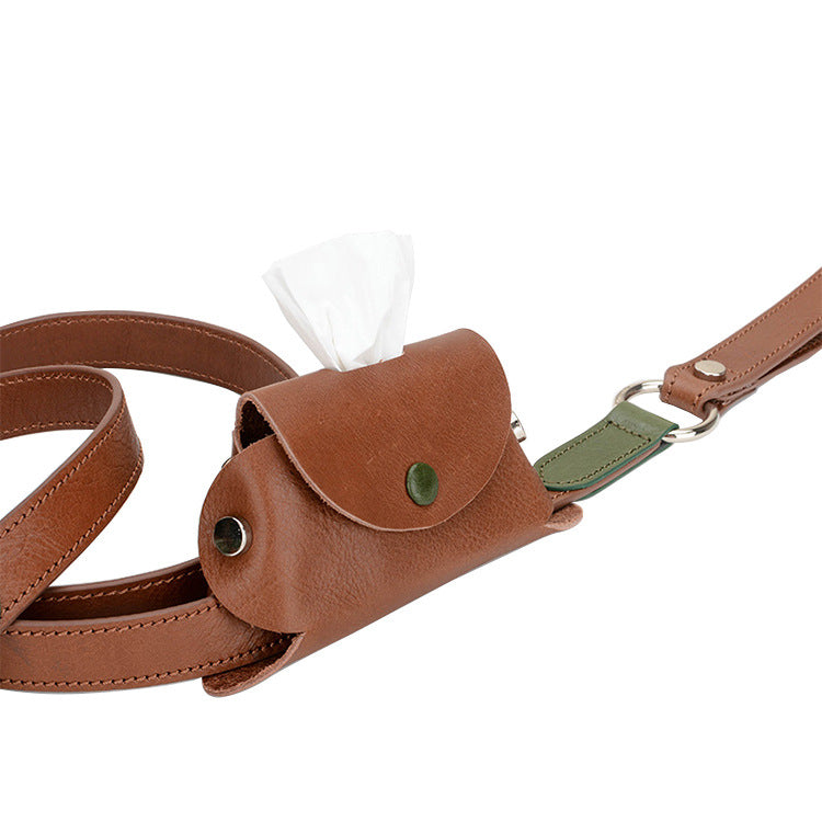 KFX-5887549 Chic First Layer Cowhide Luxury Dog Collar for All Occasions