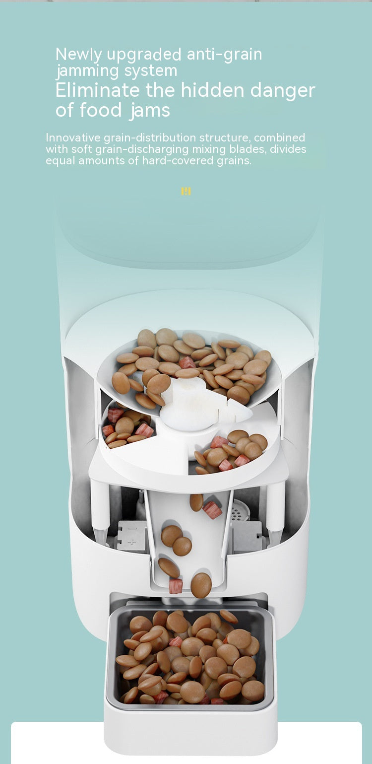 KFX-5891517 Automatic 6L Intelligent Pet Feeder with App Control and Adjustable Camera