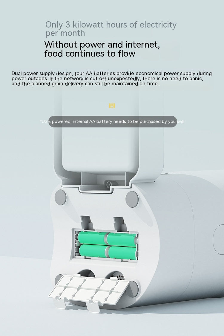 KFX-5891517 Automatic 6L Intelligent Pet Feeder with App Control and Adjustable Camera