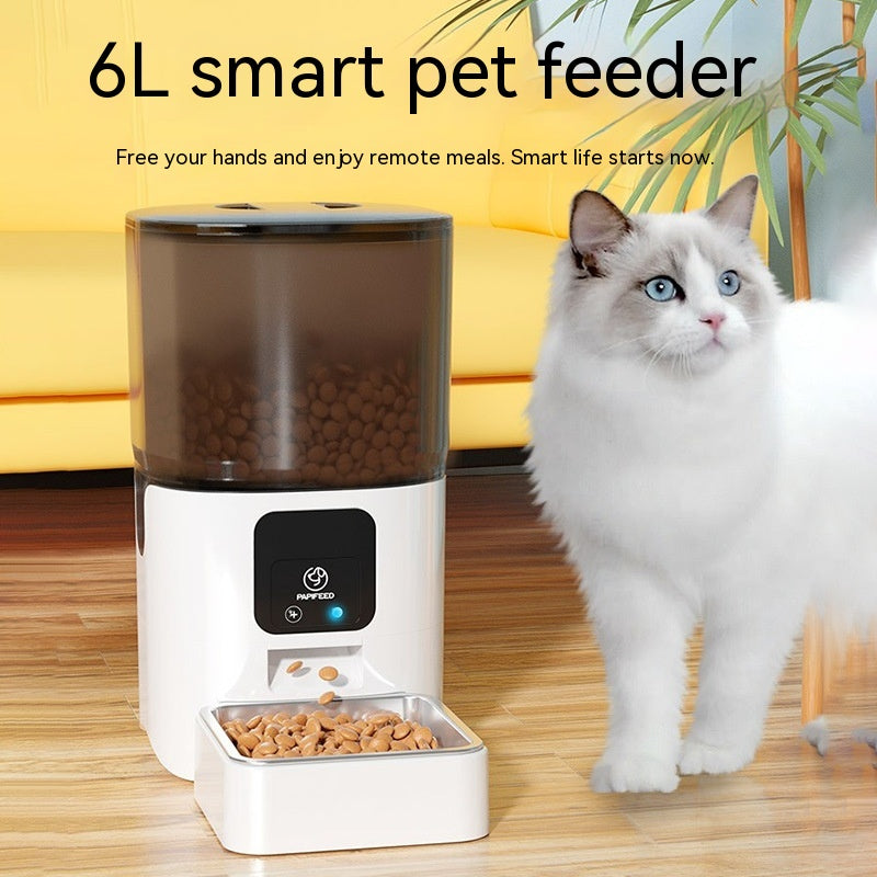 KFX-5891517 Automatic 6L Intelligent Pet Feeder with App Control and Adjustable Camera